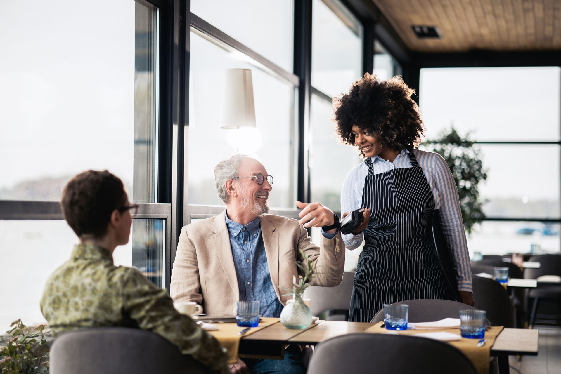 Entrepreneurs discussing a new business